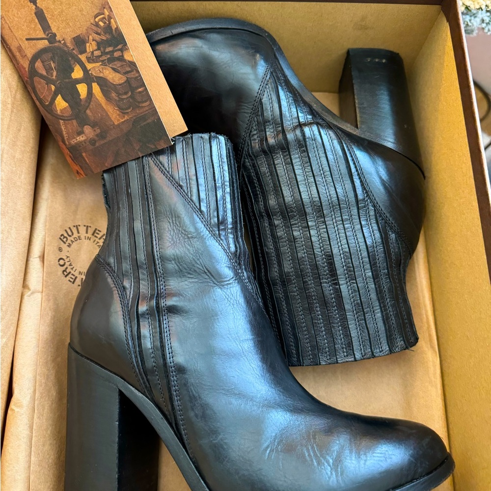 Buttero boots—Western Inspired—and Italian made.